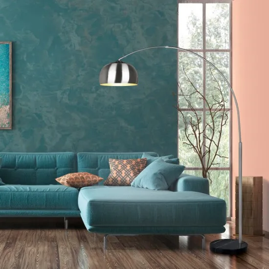 Trio Argentina matt nikkel-fekete állólámpa (TRI-411700107) LED 1 izzós IP20