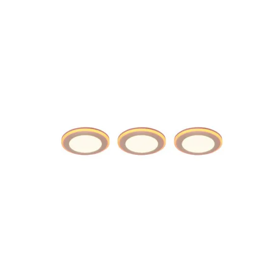 Trio Argus fehér LED beépíthető lámpa szett (TRI-653610331) LED 2 izzós IP20