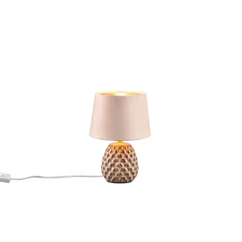 Trio Ariana barna-bézs asztali lámpa (TRI-R51531044) E14 1 izzós IP20