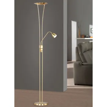 Trio Arizona sárgaréz LED állólámpa (TRI-426410208) LED 2 izzós IP20