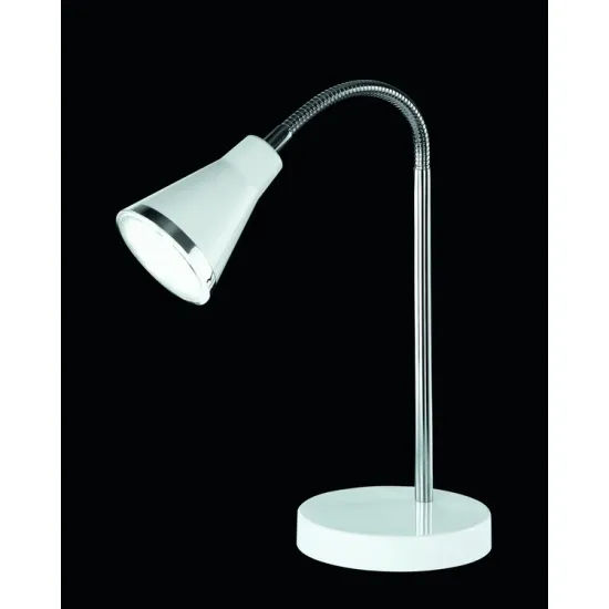 Trio Arras króm-fehér LED asztali lámpa (TRI-R52711101) LED 1 izzós IP21