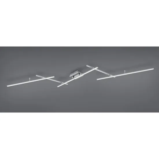 Trio Arvin matt nikkel LED mennyezeti lámpa (TRI-628410507) LED 1 izzós IP20