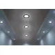 Trio Aura fekete-fehér LED beépíthető lámpa (TRI-652410132) LED 1 izzós IP20
