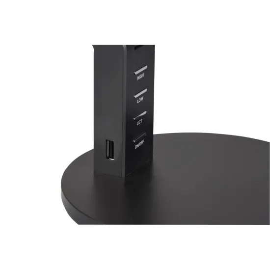 Trio Ava fekete LED asztali lámpa (TRI-523090132) LED 1 izzós IP20