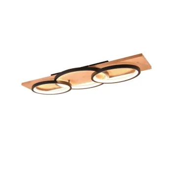 Trio Barca fekete-natúr LED mennyezeti lámpa (TR-641110332) LED 1 izzós IP20 Trio Barca fekete-natúr LED mennyezeti lámpa (TR-641110332) LED 1 izzós IP20