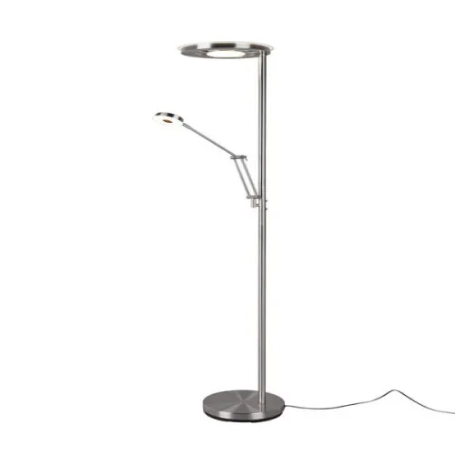 Trio Barrie matt nikkel LED állólámpa (TRI-424210307) LED 2 izzós IP20