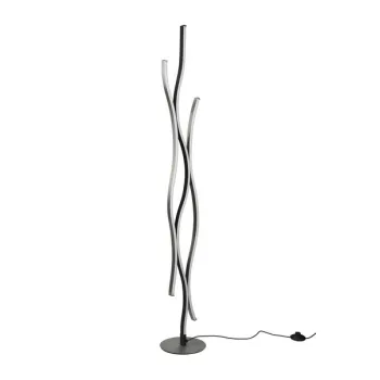 Trio Blaze csiszolt alumínium-fekete LED állólámpa (TRI-441210305) LED 1 izzós IP20 Trio Blaze csiszolt alumínium-fekete LED állólámpa (TRI-441210305) LED 1 izzós IP20