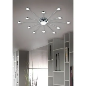 Trio Bodrum króm LED mennyezeti lámpa (TRI-673311306) LED 1 izzós IP20