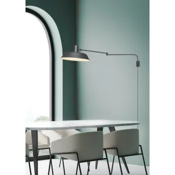 Trio Bolder fekete fali lámpa (TRI-200300132) E27 1 izzós IP20 Trio Bolder fekete fali lámpa (TRI-200300132) E27 1 izzós IP20