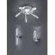 Trio Bolsa króm-átlátszó fürdőszobai LED falikar (TRI-282410106) LED 1 izzós IP44 Trio Bolsa króm-átlátszó fürdőszobai LED falikar (TRI-282410106) LED 1 izzós IP44