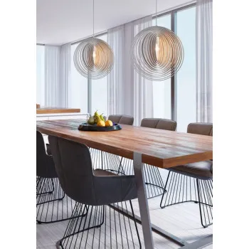 Trio Boolan fehér-natúr függesztett lámpa (TR-305900130) E27 1 izzós IP20 Trio Boolan fehér-natúr függesztett lámpa (TR-305900130) E27 1 izzós IP20