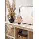 Trio Borka fekete-natúr asztali lámpa (TRI-R51261036) E27 1 izzós IP20