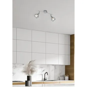 Trio Brest króm-füstszínű mennyezeti spotlámpa (TRI-R80592006) E14 2 izzós IP20 Trio Brest króm-füstszínű mennyezeti spotlámpa (TRI-R80592006) E14 2 izzós IP20