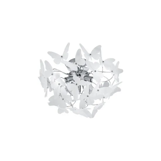 Trio Butterfly színes-fehér gyerek mennyezeti lámpa (TRI-R60213017) G9 3 izzós IP20