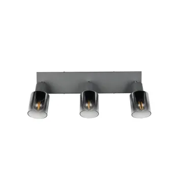 Trio Cadiz antracit-füstszínű mennyezeti spotlámpa (TRI-R81783042) E14 3 izzós IP20 Trio Cadiz antracit-füstszínű mennyezeti spotlámpa (TRI-R81783042) E14 3 izzós IP20