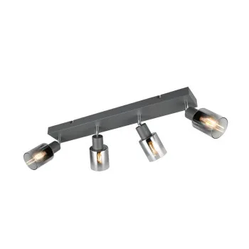 Trio Cadiz antracit-füstszínű mennyezeti spotlámpa (TRI-R81784042) E14 4 izzós IP20 Trio Cadiz antracit-füstszínű mennyezeti spotlámpa (TRI-R81784042) E14 4 izzós IP20