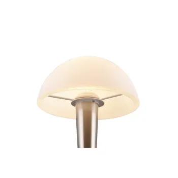 Trio Canaria matt nikkel-fehér asztali lámpa (TRI-R59561107) E14 1 izzós IP20