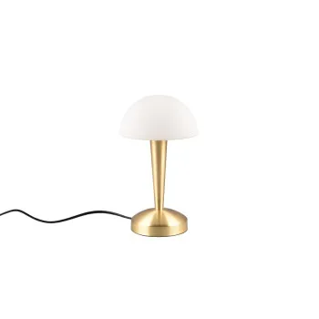 Trio Canaria sárgaréz-fehér asztali lámpa (TRI-R59561108) E14 1 izzós IP20