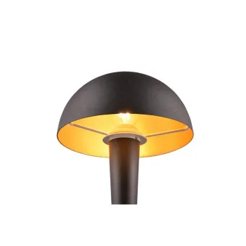 Trio Canaria fekete asztali lámpa (TRI-R59561180) E14 1 izzós IP20