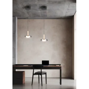 Trio Celeste barna-fekete LED függesztett lámpa (TRI-354910132) LED 1 izzós IP20 Trio Celeste barna-fekete LED függesztett lámpa (TRI-354910132) LED 1 izzós IP20