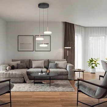 Trio Celeste barna-fehér LED függesztett lámpa (TRI-354930365) LED 1 izzós IP20 Trio Celeste barna-fehér LED függesztett lámpa (TRI-354930365) LED 1 izzós IP20