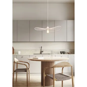 Trio Chapeau fehér függesztett lámpa (TRI-R31451031) E27 1 izzós IP20