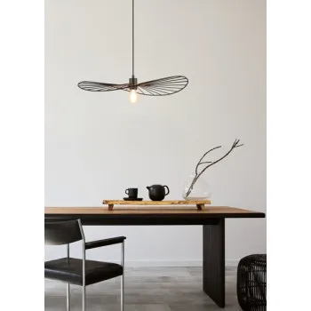 Trio Chapeau fekete függesztett lámpa (TRI-R31451032) E27 1 izzós IP20