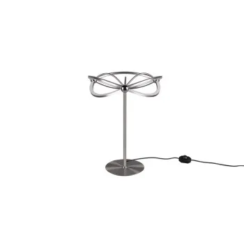 Trio Charivari matt nikkel LED asztali lámpa (TRI-521210107) LED 1 izzós IP20 Trio Charivari matt nikkel LED asztali lámpa (TRI-521210107) LED 1 izzós IP20