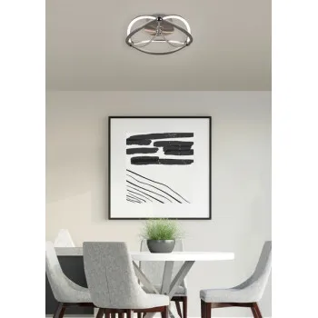 Trio Charivari matt nikkel LED mennyezeti lámpa (TRI-621210107) LED 1 izzós IP20 Trio Charivari matt nikkel LED mennyezeti lámpa (TRI-621210107) LED 1 izzós IP20