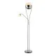 Trio Chris króm-átlátszó LED állólámpa (TRI-478310206) LED 2 izzós IP20