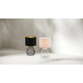 Trio Chuck fekete asztali lámpa (TRI-R50931002) E14 1 izzós IP20