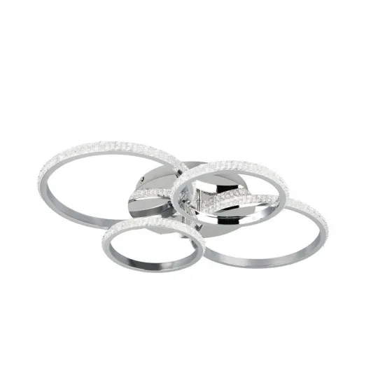 Trio Cires króm-átlátszó LED mennyezeti lámpa (TRI-R67364106) LED 1 izzós IP20