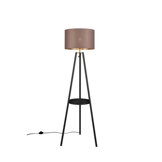 Trio Colette fekete-barna állólámpa (TRI-R41561032) E27 1 izzós IP20