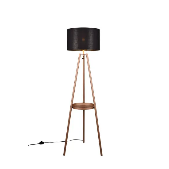 Trio Colette barna-fekete állólámpa (TRI-R41561065) E27 1 izzós IP20