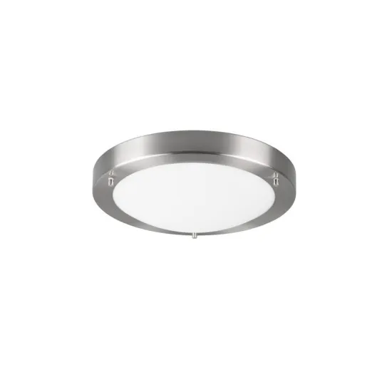 Trio Condus matt nikkel-fehér fürdőszobai mennyezeti lámpa (TRI-6801011-07) E27 1 izzós IP44