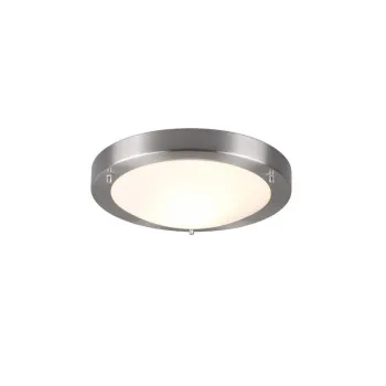 Trio Condus matt nikkel-fehér fürdőszobai mennyezeti lámpa (TRI-6801011-07) E27 1 izzós IP44