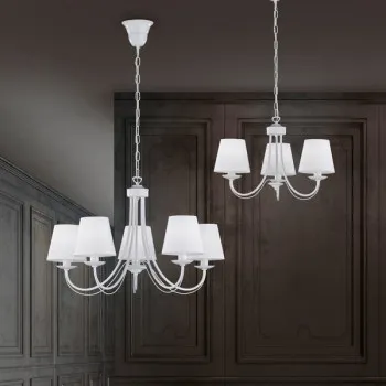 Trio Cortez fehér csillár (TRI-110600331) E14 3 izzós IP20 Trio Cortez fehér csillár (TRI-110600331) E14 3 izzós IP20