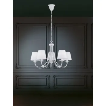 Trio Cortez fehér csillár (TRI-110600531) E14 5 izzós IP20 Trio Cortez fehér csillár (TRI-110600531) E14 5 izzós IP20