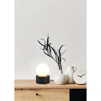 Trio Countess fekete-fehér asztali lámpa (TRI-R59051032) E14 1 izzós IP20