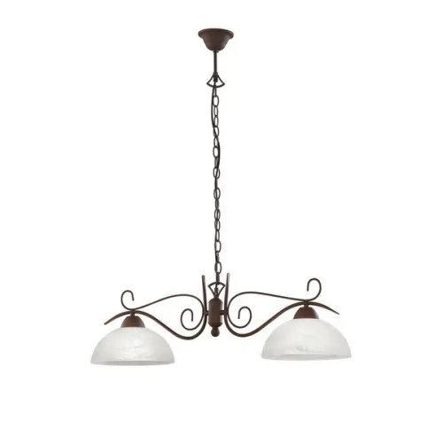 Trio Country rozsdabarna függesztett lámpa (TRI-R3432-24) E27 2 izzós IP20