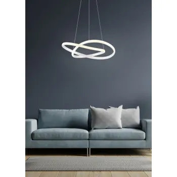 Trio Course fehér LED függesztett lámpa (TRI-R32051131) LED 1 izzós IP20