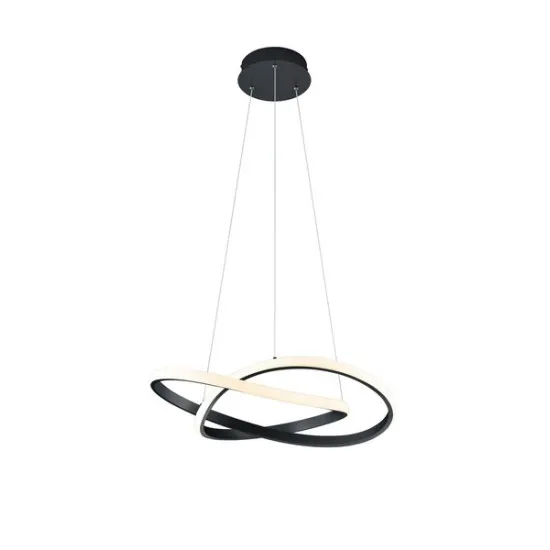 Trio Course fekete LED függesztett lámpa (TRI-R32051132) LED 1 izzós IP20