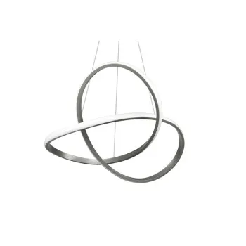 Trio Course matt nikkel LED függesztett lámpa (TRI-R32051407) LED 1 izzós IP20