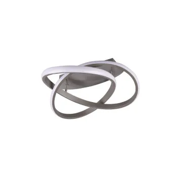 Trio Course matt nikkel LED mennyezeti lámpa (TRI-R62051107) LED 1 izzós IP20