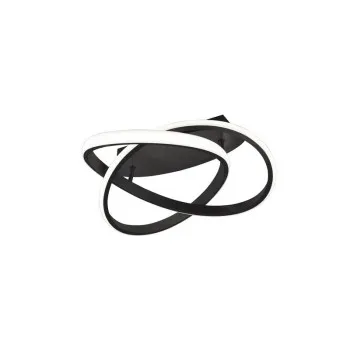 Trio Course fekete LED mennyezeti lámpa (TRI-R62051132) LED 1 izzós IP20