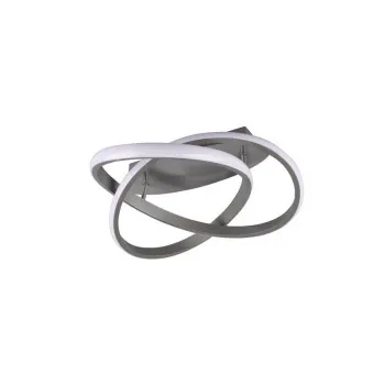 Trio Course matt nikkel LED mennyezeti lámpa (TRI-R62051407) LED 1 izzós IP20