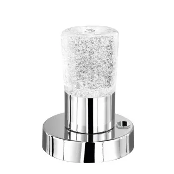 Trio Cristo króm-átlátszó LED asztali lámpa (TRI-529690100) LED 1 izzós IP20