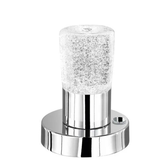 Trio Cristo króm-átlátszó LED asztali lámpa (TRI-529690100) LED 1 izzós IP20