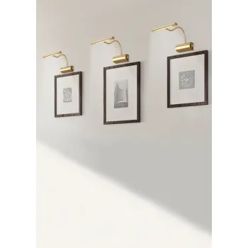 Trio Curtis sárgaréz LED képvilágító (TRI-279770108) LED 1 izzós IP20