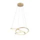 Trio Darvin arany LED függesztett lámpa (TRI-349110179) LED 1 izzós IP20